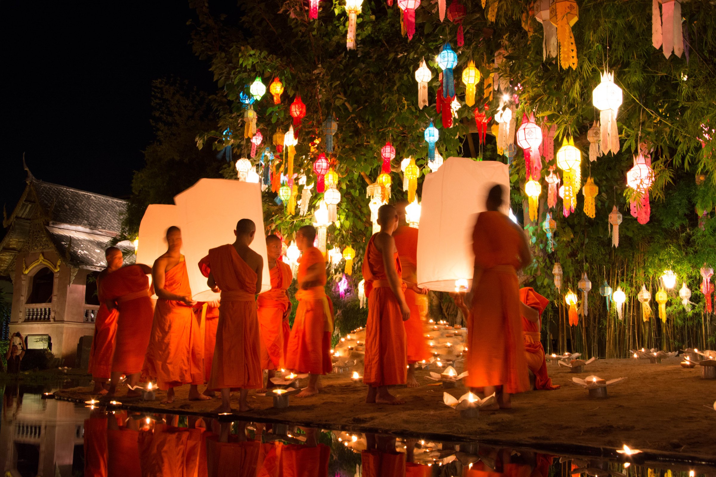 CHIANG MAI THAILAND-NOVEMBER 7 : Loy Krathong festival in Chiang